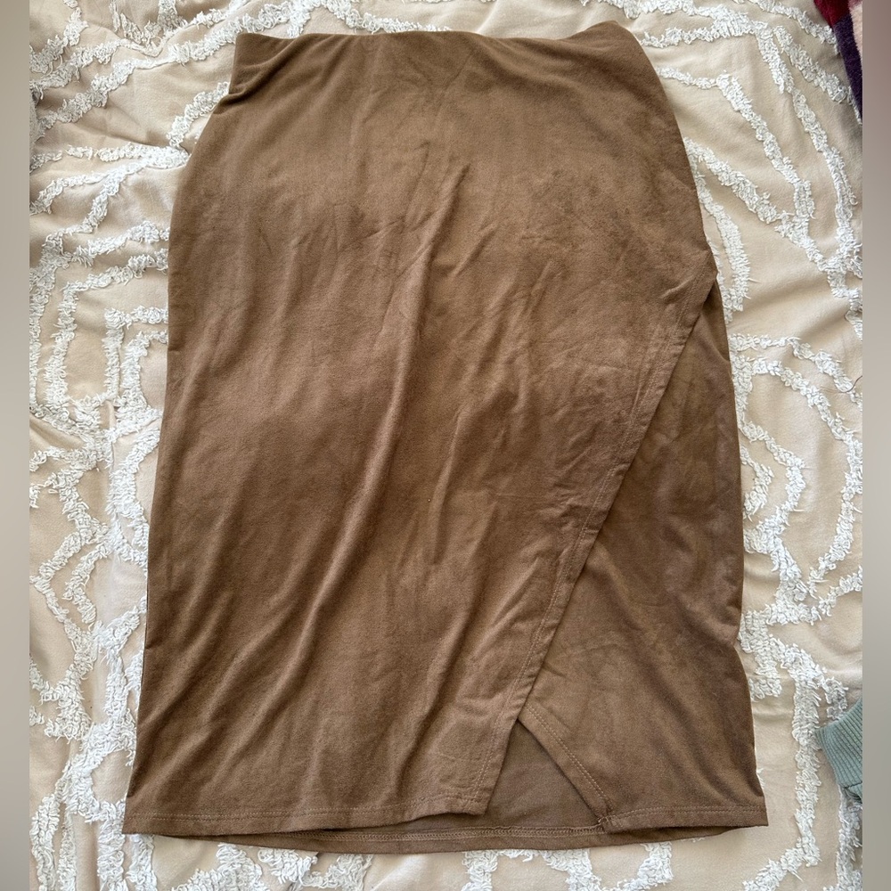 Fashion nova velvety pencil skirt